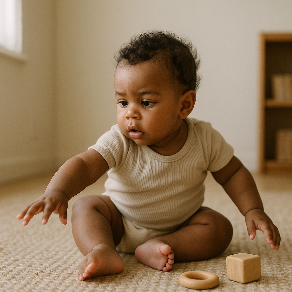 Fase 7-9 meses — 7 a 9 meses — Engatinhar e explorar