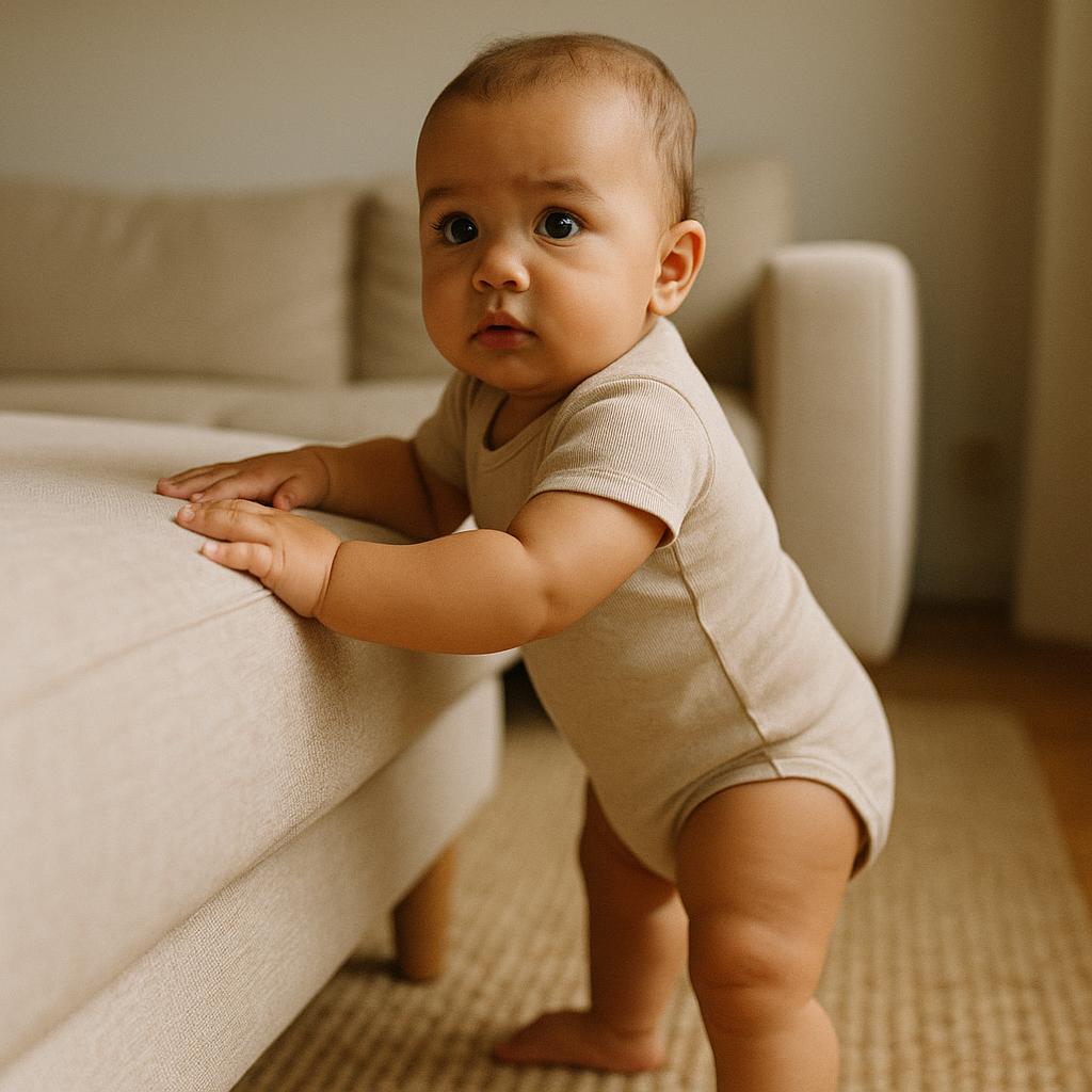Fase 10-12 meses — 10 a 12 meses — De pé pelo mundo